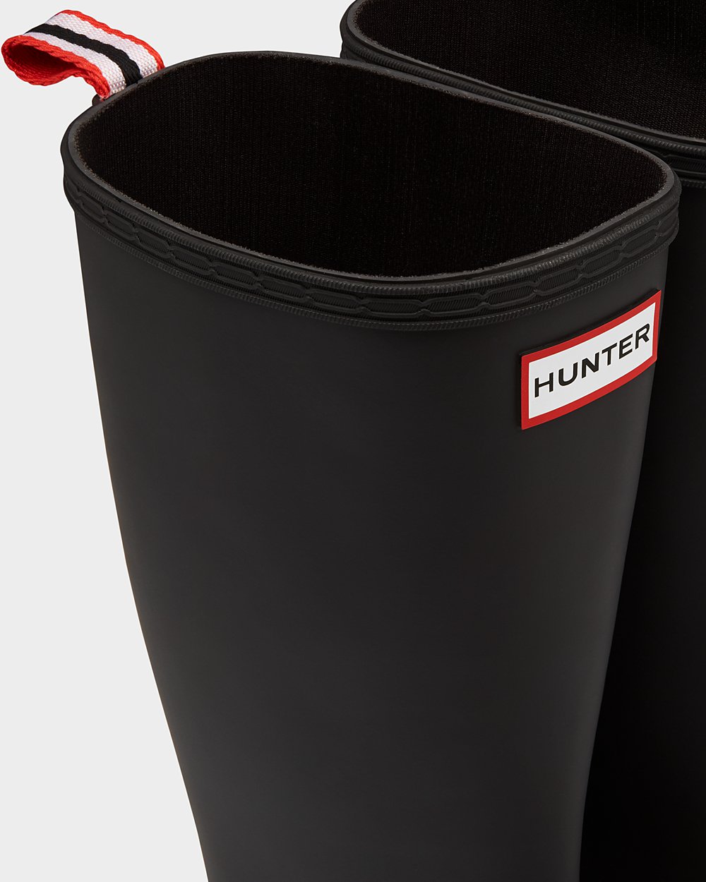 Hunter Play Çizme Bayan Siyah/Gri - Original Tall Speckle Rain - Türkiye SX5381926